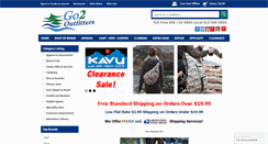 Desktop Screenshot of go2outfitters.com